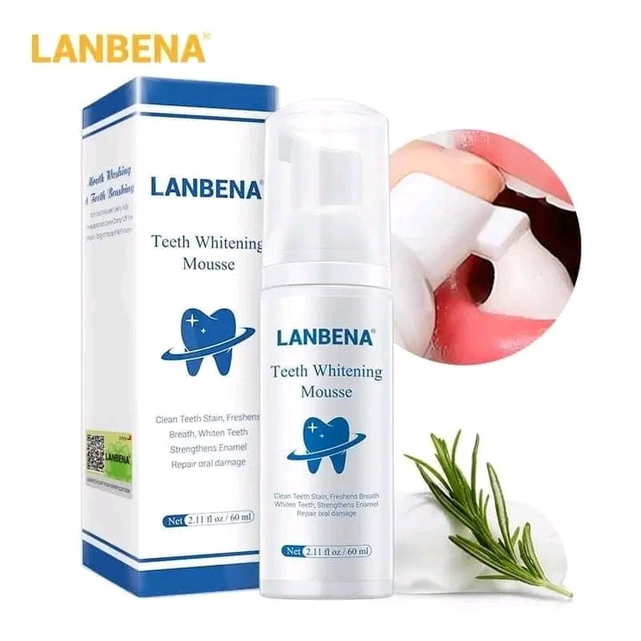 Mousse de blanchissement dentaires